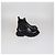Alexander McQueen Tread Chelsea Boots aus schwarzem Leder - Ansicht 3