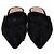Mules basse Mia in velluto nero ricamato Alberta Ferretti