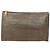 Pouch con zip Prada in alligator verde oliva
