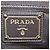 Pouch con zip Prada in alligator verde oliva - vista 5