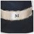 Cappello Fedora Maison Michel in feltro di lana nero con nastro in mohair e logo - vista 4