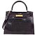 Hermès Borsa Kelly Sellier 28 Hermes in Coccodrillo Porosus Amethyst con Hardware Oro Porpora