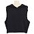 Sudadera sin mangas Miu Miu de tejido polar de algodón negro