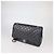 Borsa Chanel Maxi Classic Double Flap in pelle caviar matelassé nera Nero - vista 2
