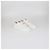 Sneakers basse con platform in denim bianco Miu Miu - vista 2