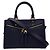 Louis Vuitton Monogram Empreinte Three PM Handtasche Rot Marineblau Monogramm