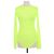 Maison Martin Margiela Body de malla verde neón Maison Margiela