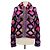 Chanel Multicolor Blend Viscose Boa Blouson Zip Jacket Mehrfarben