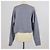 Loewe grauer Crop-Pullover aus Wolle mit geprägtem Anagram - Ansicht 3