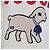 T-shirt Gucci creme de algodão com patch de cão e cristais Cru - vista 4