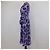 Dolce & Gabbana Purple Silk Anemone Print Belted Midi Dress - view 2