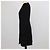 Manteau en jersey noir avec détails à lacets Elisabetta Franchi - vue 2