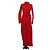 Tuta da sci Bogner Talisha a collo alto e maniche lunghe, nylon imbottito rosso/bianco