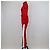 Tuta da sci Bogner Talisha a collo alto e maniche lunghe, nylon imbottito rosso/bianco - vista 2