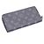 Louis Vuitton Monogram Eclipse Zippy Wallet Brown Black - view 4