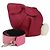 Bolsa Tiracolo Mini Bunny Loewe em couro vermelho e pele de carneiro Rosa