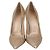 Décolleté a punta Gianvito Rossi Gold Glitter D'oro
