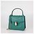 Bulgari Borsa a mano piccola Bvlgari Serpenti Forever in pelle verde - vista 2