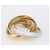 Anello Trinity De Cartier in Oro 18K Tre Toni Misura 49 - vista 6