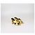 Mules Bianca in pelle dorata con nodo Saint Laurent D'oro - vista 2