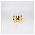 Mules Bianca in pelle dorata con nodo Saint Laurent D'oro - vista 5