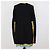 Versace Goddess Foulard V-Ausschnitt Pullover aus Wolle & Seide Schwarz/Multicolor Mehrfarben - Ansicht 3