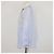 Camicia a maniche lunghe Valentino in cotone a righe blu/bianco con dettagli in pizzo e paillettes - vista 2