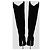 Botas altas Tom Ford de terciopelo negro con adornos TF Crystal - vista 5