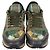Sneakers Rockrunner Valentino in pelle dipinta multicolore e camoscio