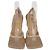 Zapatos de tacón stretch de nylon mesh beige Bottega Veneta