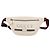 Borsa cintura Gucci in pelle Off White con logo Web