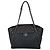 Borsa a tracolla Chanel in pelle matelassé nera con patta CC e borchie Nero