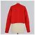 Loewe cropped Strickpullover aus roter Wollmischung mit Anagramm - Ansicht 3