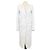 Autre Marque L.G.B. Off White Wool Blended Long Sleeve Coat