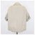 Chaqueta corta de manga corta cruzada beige Brunello Cucinelli - vista 3