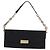 Clutch Riane in tessuto glitterato nero Jimmy Choo