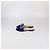 Sandali slide Madelyn in velluto blu con gioielli Gucci - vista 4