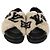 Sandali bassi Paseo Comfort in shearling Beige/Black Louis Vuitton Nero