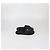 Ciabatte basse Chanel in tessuto intrecciato CC Nero/Grigio - vista 3