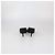 Mules BB Balenciaga in raso nero e cristalli - vista 5