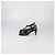 Brunello Cucinelli Knöchelsandalen aus schwarzem Leder mit Perlendetails - Ansicht 4