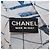 Pañuelo de seda Chanel con estampado Habana Cuba en algodón blanco/azul - vista 6