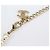 Collana lunga CC Chanel in metallo dorato, strass, perle sintetiche e lambskin - vista 4