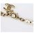 Collana lunga CC Chanel in metallo dorato, strass, perle sintetiche e lambskin - vista 5