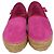 Love Moschino Espadrillas Basse con Platform in Camoscio Fuchsia Rosa