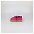 Love Moschino Espadrillas Basse con Platform in Camoscio Fuchsia Rosa - vista 4