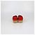 Love Moschino Espadrillas Basse con Platform in Camoscio Rosso - vista 5