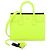Saint Laurent Sac De Jour Tote Nano Classic in pelle verde neon