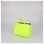 Saint Laurent Sac De Jour Tote Nano Classic in pelle verde neon - vista 3
