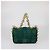 Bottega Veneta Green Intreccio Suede Padded Cassette Chain Bag Grün - Ansicht 3